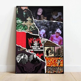 The Boys Poster, Ruby Da Cherry And Scrim Print, G59 Greyday Gift For Fans, Music Poster | Album Cover Poster | Wall Decor | Music Gift - Dimension: 18''x36''