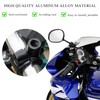 KVAEY 2PCS Motorcycle Handlebar Mirror Mount Holder, 8mm 7/8" Handlebar