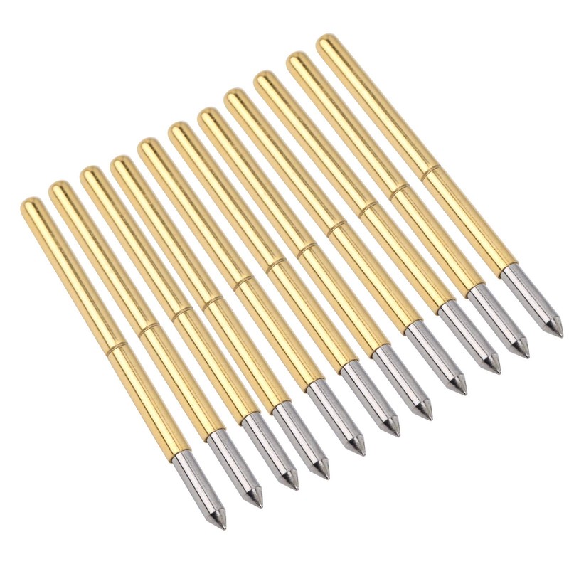 100pcs P125‑B Test Probe 2.02mm/0.08in Spring Test Detection Probe Pins