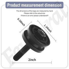 305784005 305784001 Tile Saw Roller Assembly Compatible with Ryobi DT180EVO for Ridgid 7" Tile Saw R4030, R4030S and R4031 (3 PCS)