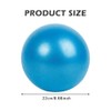 Mini Pilates Ball with Inflatable Straw, 9 Inch Exercise Ball