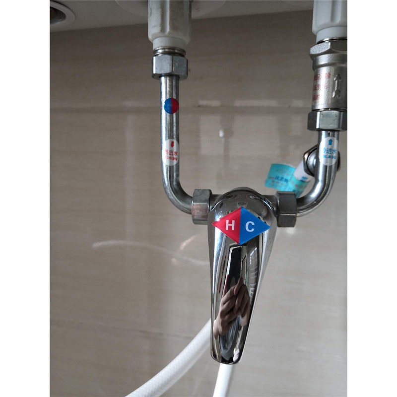 Zzooi 4PCS Self Stick Hot Sign Cold Sign Cold Hot