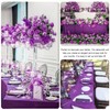 JALANCY 4 Pack Rectangle Tablecloth 60x102 Inch Purple Table Cloth