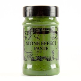 Pentart Stone Effect Paste 100 ml Green Granite, one