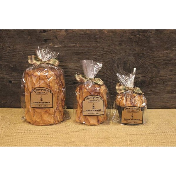 Thompson's Candle Co Mulled Cider Pillar Candles