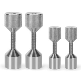 4 Pcs Flange Two Hole Pin, Stainless Steel 1-1/8'' Two Hole Alignment Pins & 1-5/8” Two Hole Alignment Pins