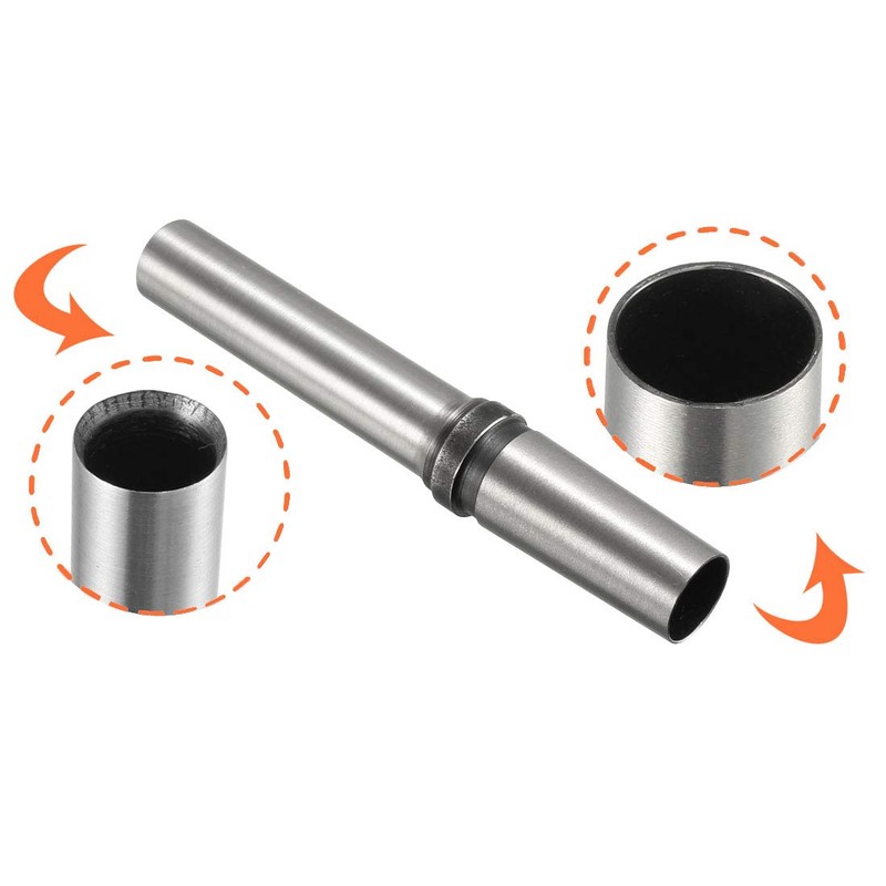 sourcing map 10mm Paper Punch Drill, Taper Shank Hollow Bit