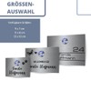 'Engraved Stainless Steel Door Chime/Doorbell Plate Set Model Walter with