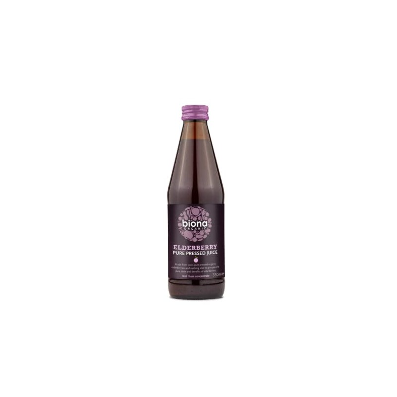 Biona Organic Pure Blueberry Juice 330ml x 4 (Pack of