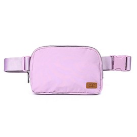C.C Belt Bag for Women Fanny Pack Crossbody Bags for Women Fashion Waist Packs with Adjustable Strap Gifts for Women (BG-4253) (lavender)