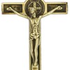 Hapivida Table Crucifix Cross, Hand Carved Zinc Alloy, Catholic Jesus