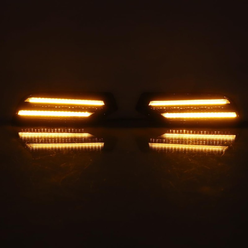 ECAHAYAKU DRL LED Daytime running Light Front Bumper Fog Lamp