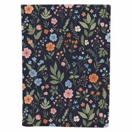 Kaxepren Spring Floral Passport Holder for Travel Meadow Flowers and Herbs PU Leather Passport Cover Wallet Cute Passport Card Holder for Women and Men