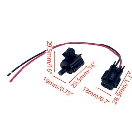 HYNYHT Air Ambient Temperature Sensor and Plug 96985-3X000 96985-2D000 Compatible with Accent Azera Elantra Equus Genesis Sonata Veracruz Cadenza Forte Forte5 NIRO Optima Rondo Sedona Soul