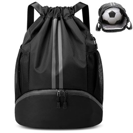KxrTpx Football Boot Bag, Drawstring Boot Bag for Football Kit Storage, PE Bag with Durable Drawstring Closure, Compact Boots Bag for Sports Gear Organisation