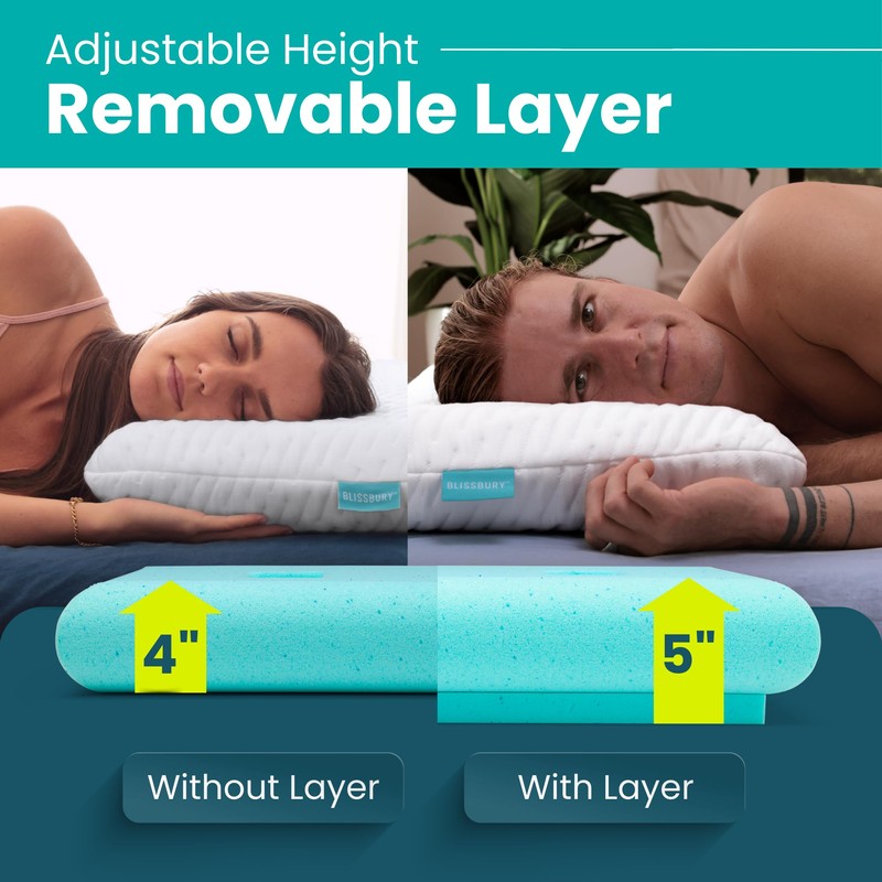 BLISSBURY Ear Pillow with Hole | Ear Piercing Pillow |