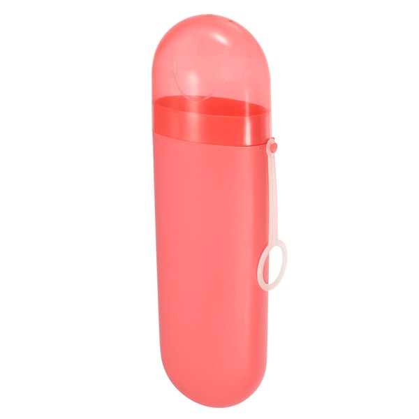 VOCOSTE 1 Pcs, Portable Toothbrush Case with Hook, Plastic, Traveling