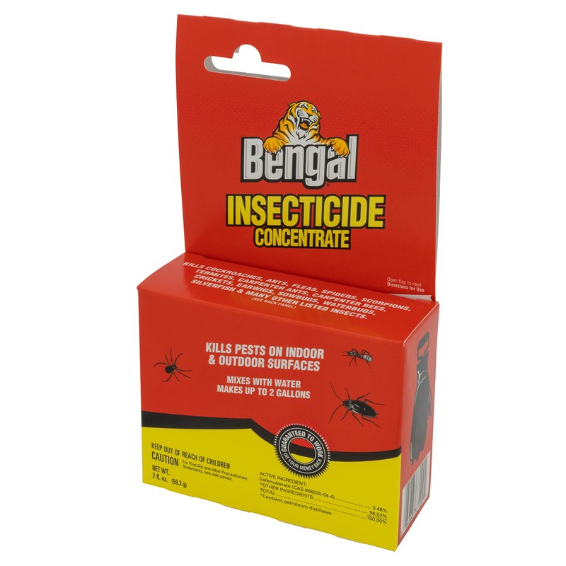 Bengal Insecticide Concentrate, Indoor and Outdoor Insect Killer, Makes 2