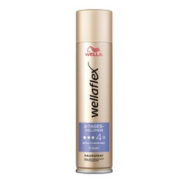Wellaflex 2-Tages-Volumen Haarspray für Frauen | Bis zu 2 Tage flexibler Halt | Für lang anhaltendes Styling | Sanft zur Kopfhaut, dermatologisch getestet | Vegane Formel | Haltegrad 4 | 250ml
