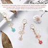 3 Pieces Cherry Blossom Fan Keychains, Bag Decoration Pendants, Car