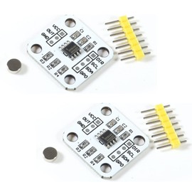 Liyquint 2pcs High Precision AS5600 Magnetic Encoder 12bit,High Precision Magnetic Induction Angle Measurement Sensor Module 3.3V (2)