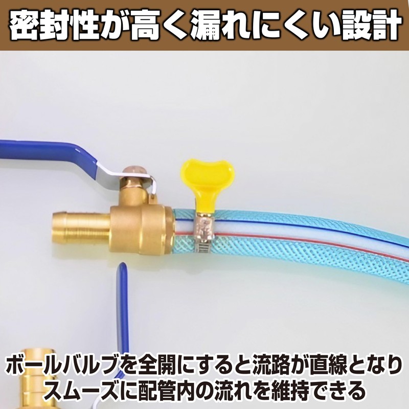 Felimoa Ball Valve, Shut-off Valve, Pipe Tube Fitting, Operating Handle