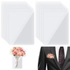 LTMMC 10Pcs Pocket Boutonniere Plastic Sleeve