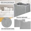 Jhua 3 Pack Large Laundry Sorter with 6 Handles, 600D