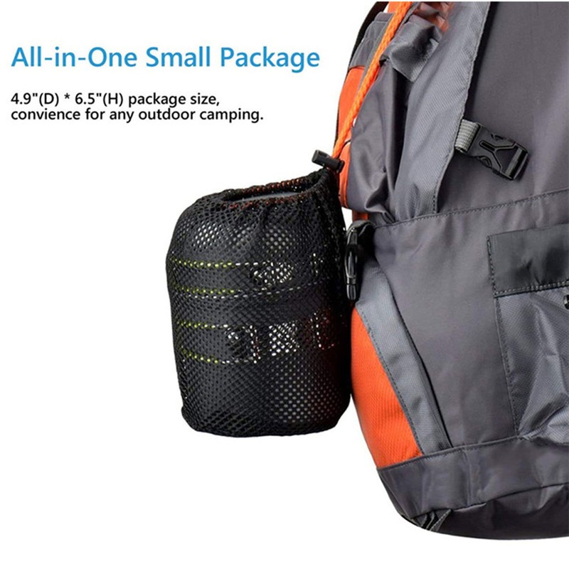 Camping Hiking Cookware Set Outdoor Portable Picnic Cookware Kit Alumina