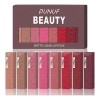 Set 8 Labiales Líquidos Mate Beauty Rojo