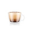 Bodum 15oz Double Wall Latte Mug, High-Heat Borosilicate Glass, Set