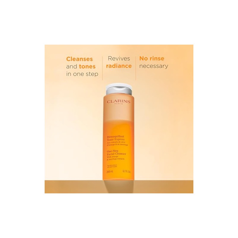 Clarins One Step Facial Cleanser With Orange Extract 200ml6.7ounces