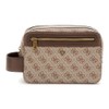 Guess LOSANNA BEAUTY CASE DOUBLE COM, Bbo - Beige Brown,