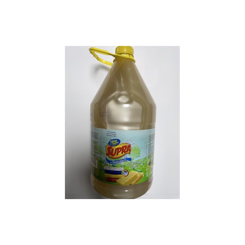 Jabon de Cuaba Liquid Laundry detergent Soap, Supra 128 oz,