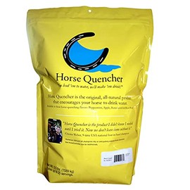 Horse Quenchers Horse Hydration Supplement Treat, Thirst Quencher for Horses, All-Natural Grains for Equestrians and Horse Owners, Aids in Preventing Health Issues - Peppermint Flavored, 3.5 lbs Bag