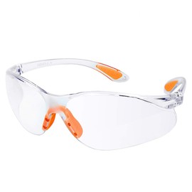 Safety Glasses Pack of 12 Safety Goggles Eyewear Safety Specs Clear Eye Protection Glasses Protective Safety Glasses for Work Personal Protective Equipment Security Glasses Anti Dust/Scratch/Mist/Wind