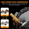 Diamond Chainsaw Sharpener, Pack of 30 Saw Chain Sharpener, Diamond
