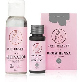 Just Beauty Henna Graphite No. 2 + Activator