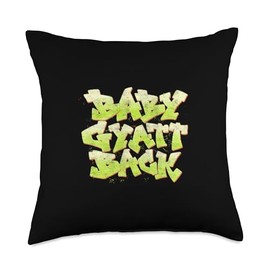 Baby Gyatt Back For The Rizzler Throw Pillow