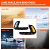 WenQi For 2016-2018 Hyundai Elantra LED DRL Turn Signal Night
