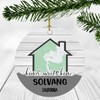 Home Sweet Home Solvang CA Ornament 2024 - New Home Solvang California Ornament City Map - Wedding, Housewarming Gift for Family, Friend Ornament 3Inch Plastic