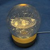 3.15" (80mm) Solar System Crystal Ball 3D Sun System Planets
