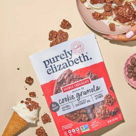Purely Elizabeth Double Chocolate Cookie Granola 11 Ounce Gluten Free Snack