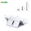 Hicello 4PCS Solar Panel Bracket, Silver Aluminum Z Bracket, Solar