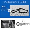 Huang Yem 2個セット 6cm 黒カラビナ 耐荷重120kg 防錆仕様 頑丈 軽量 キーホルダー