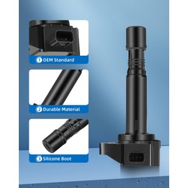 ECCPP Ignition Coil Coils&iridium Spark Plugs UF713 for Acura for Honda 2013 2014 2015 2016 2017 2018 2019 MDX RDX RLX TLX for Accord Crosstour Pilot Ridgeline 3.5L set of 6