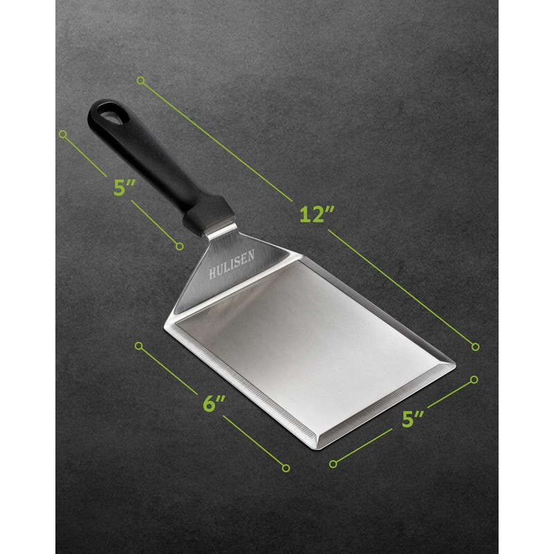 HULISEN Stainless Steel Large Grill Spatula - 6 x 5