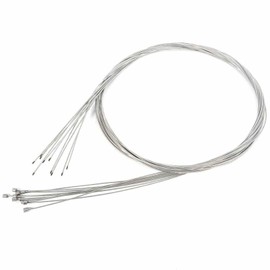 10pcs Stainless Steel Bike Shift Cable, Cycle Stainless Steel Gear Cable Inner, Bike Derailleur Cable Road Shift Cable Inner Shift Cable Universal for Common Bikes Mountain Bikes City Bikes