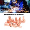 10Pcs Nozzle Electrode Kit Brass 176655 Electrode 176656 Nozzle Tip