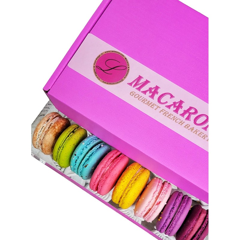 LeilaLove Macarons 8 collection Macaron gift box